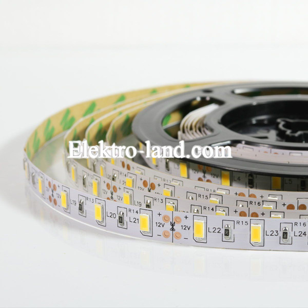 Светодиодная лента  теплый белый цвет B-LED 5630-60 WW негерметичная, 1м